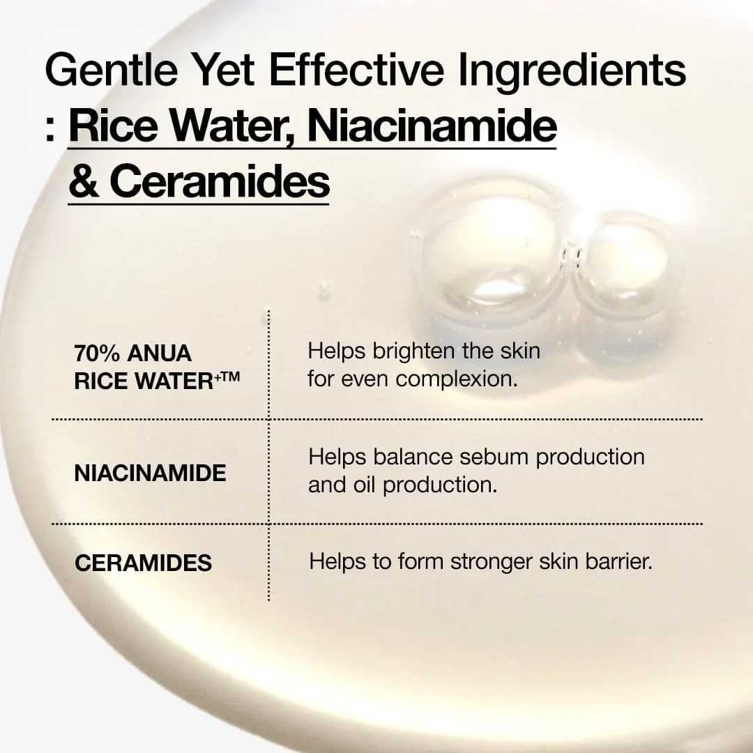 Rice 70 Glow Milky Toner, detalhe 2